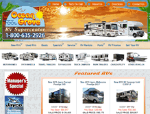 Tablet Screenshot of oceangrovervsales.com